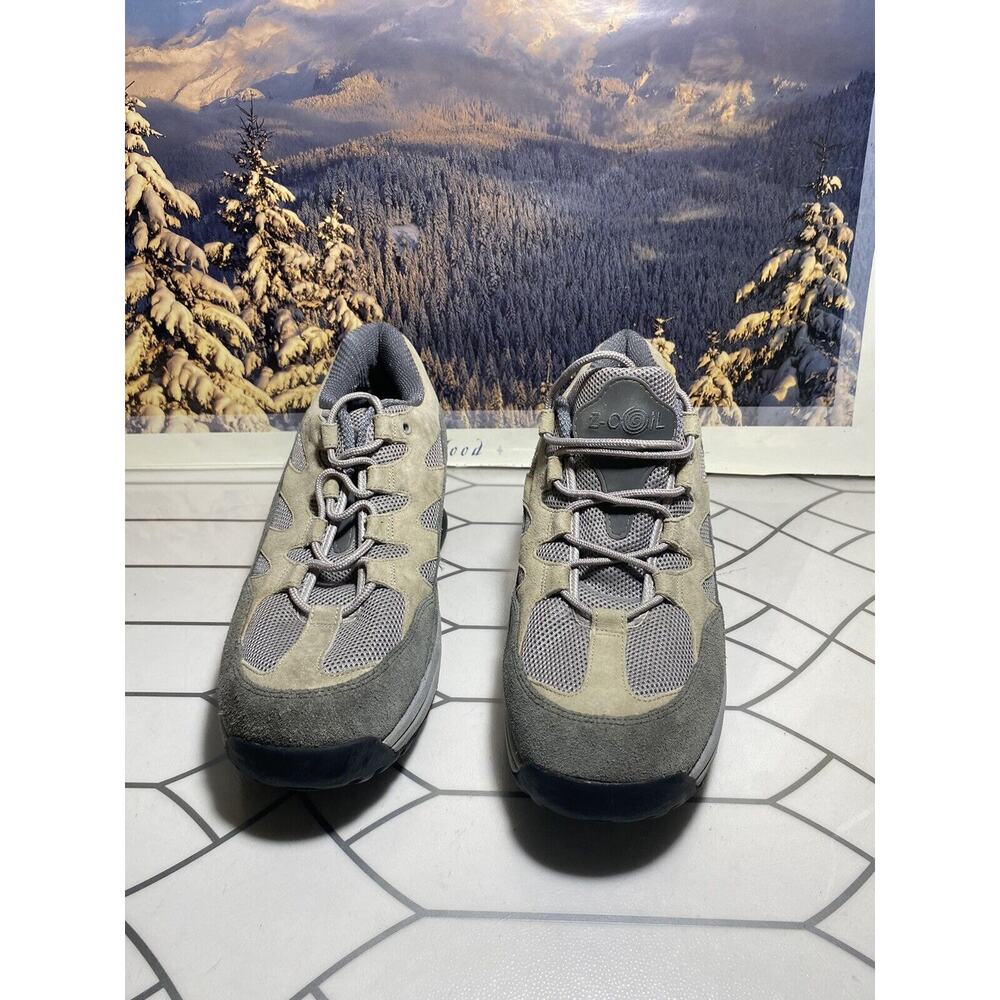 Z Coil Shoes Mens 12 Freedom Classic Sneakers Comfort Leather Mesh Orthotic Gray